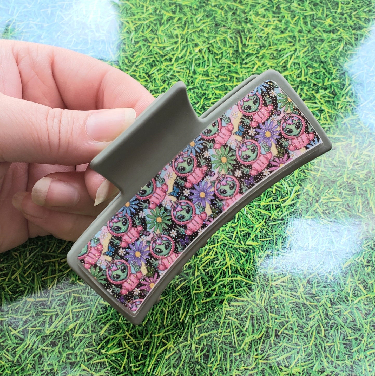 Alien Unicorn Hair Claw (Holo)