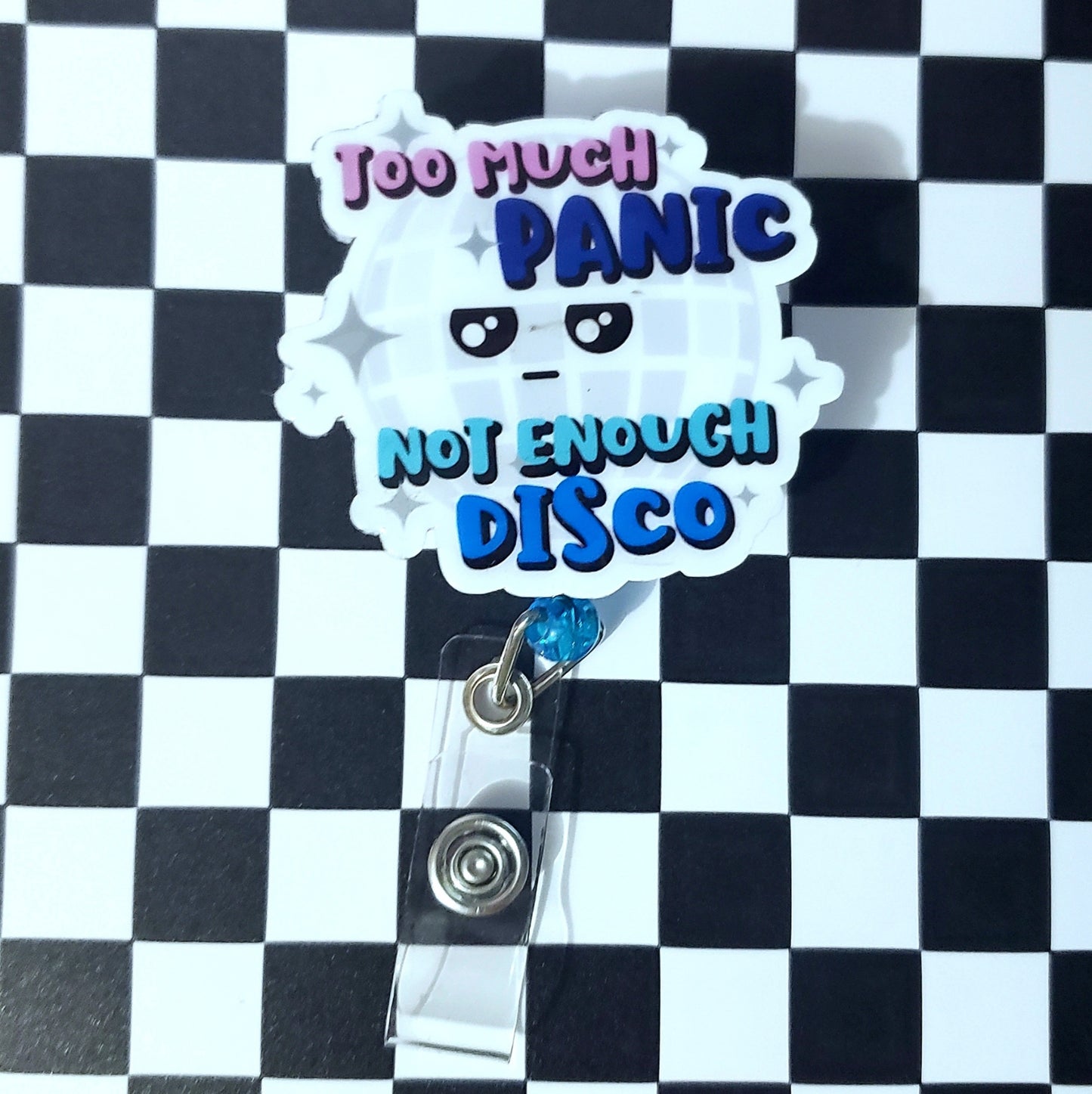 Too Much Panic Badge Reel