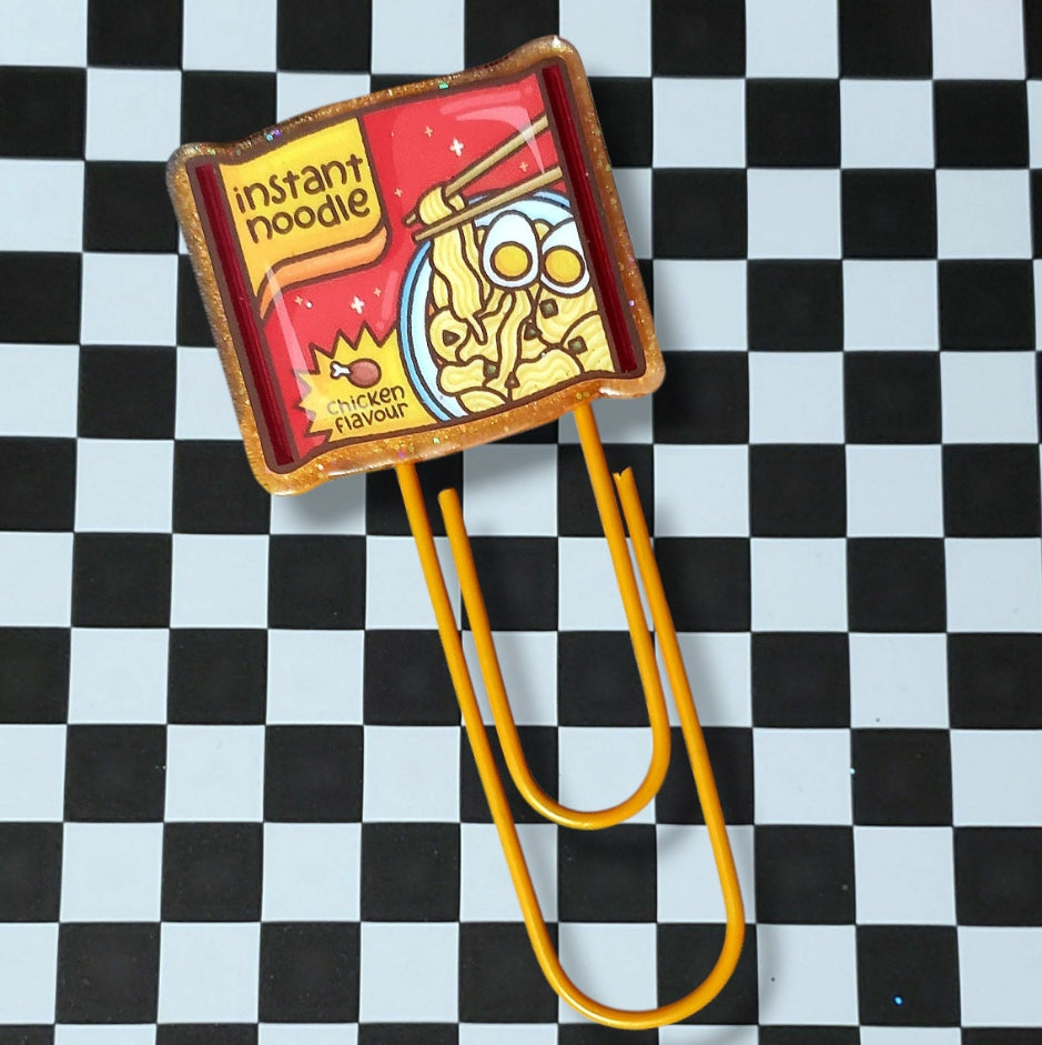 Instant Noodles Jumbo Paperclip Bookmark