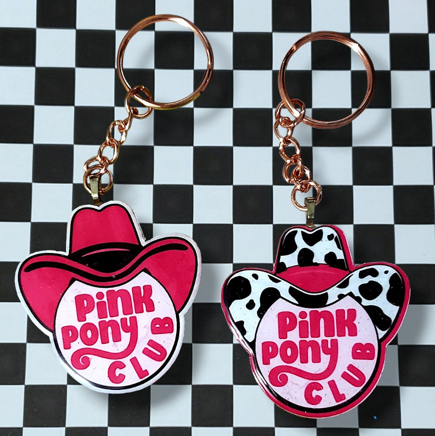 Pink Pony Club Keychain