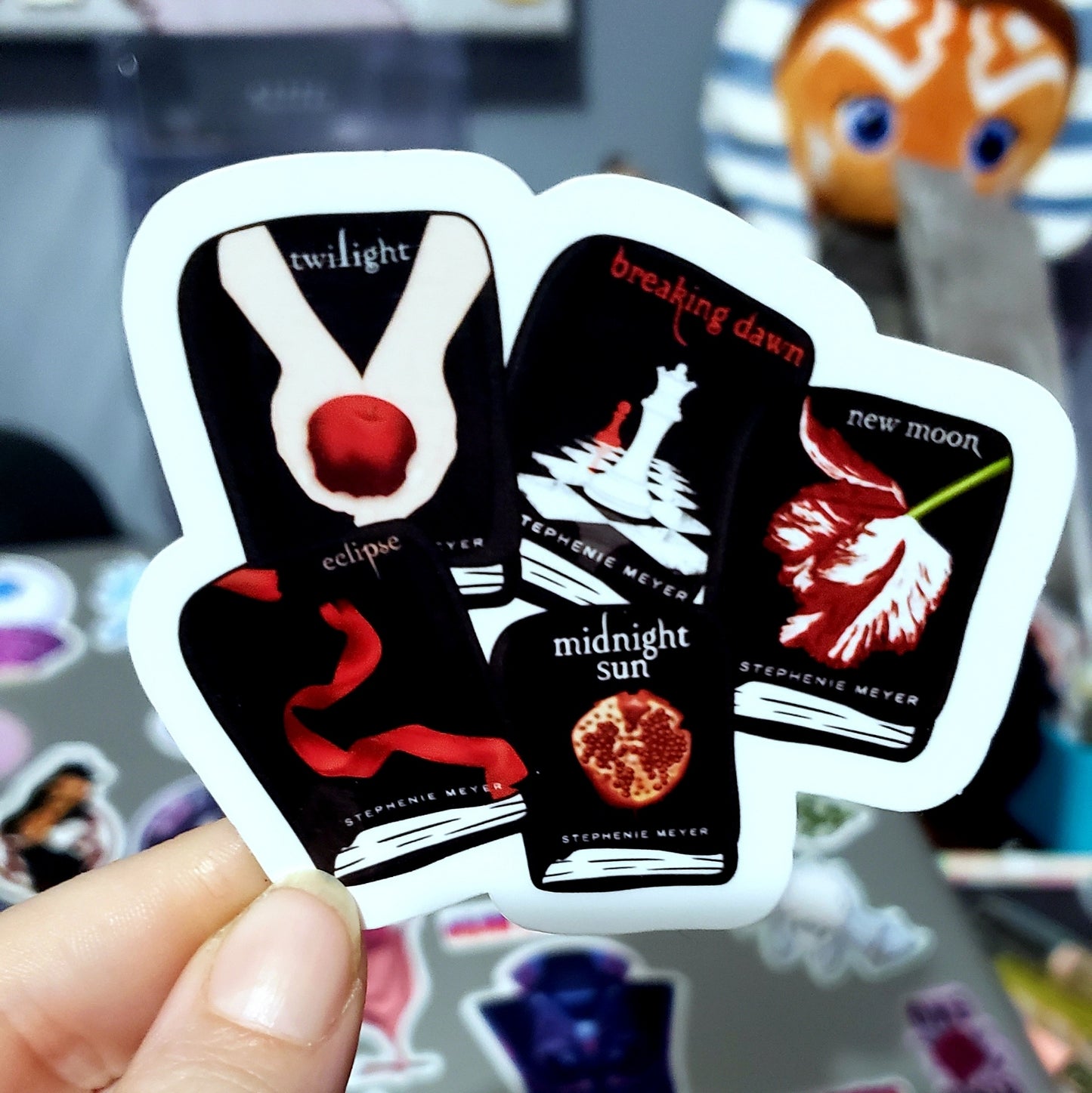 Vampire Books Sticker