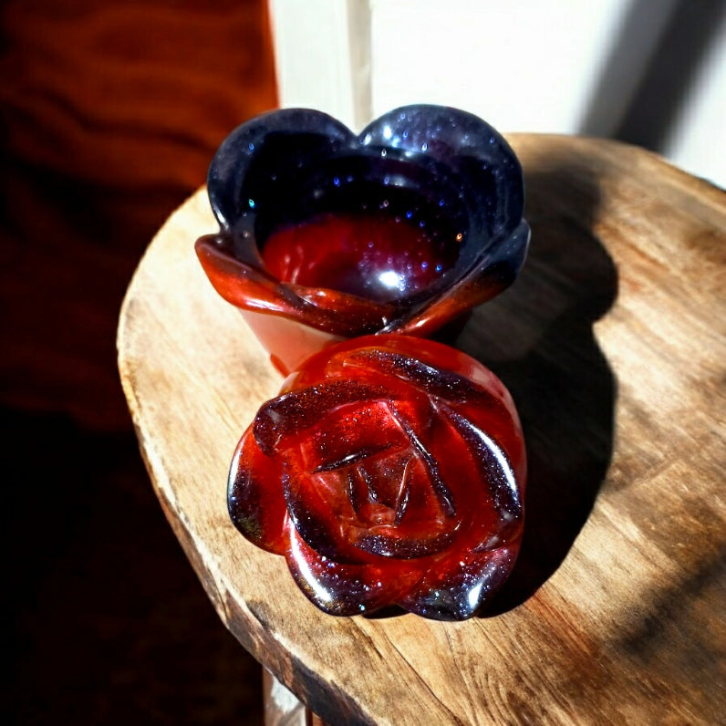 Midnight Cherry Rose Jar