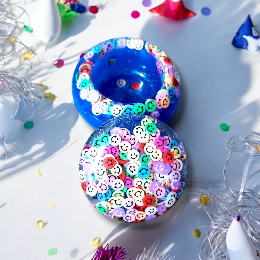 Be Happy Trinket Jar