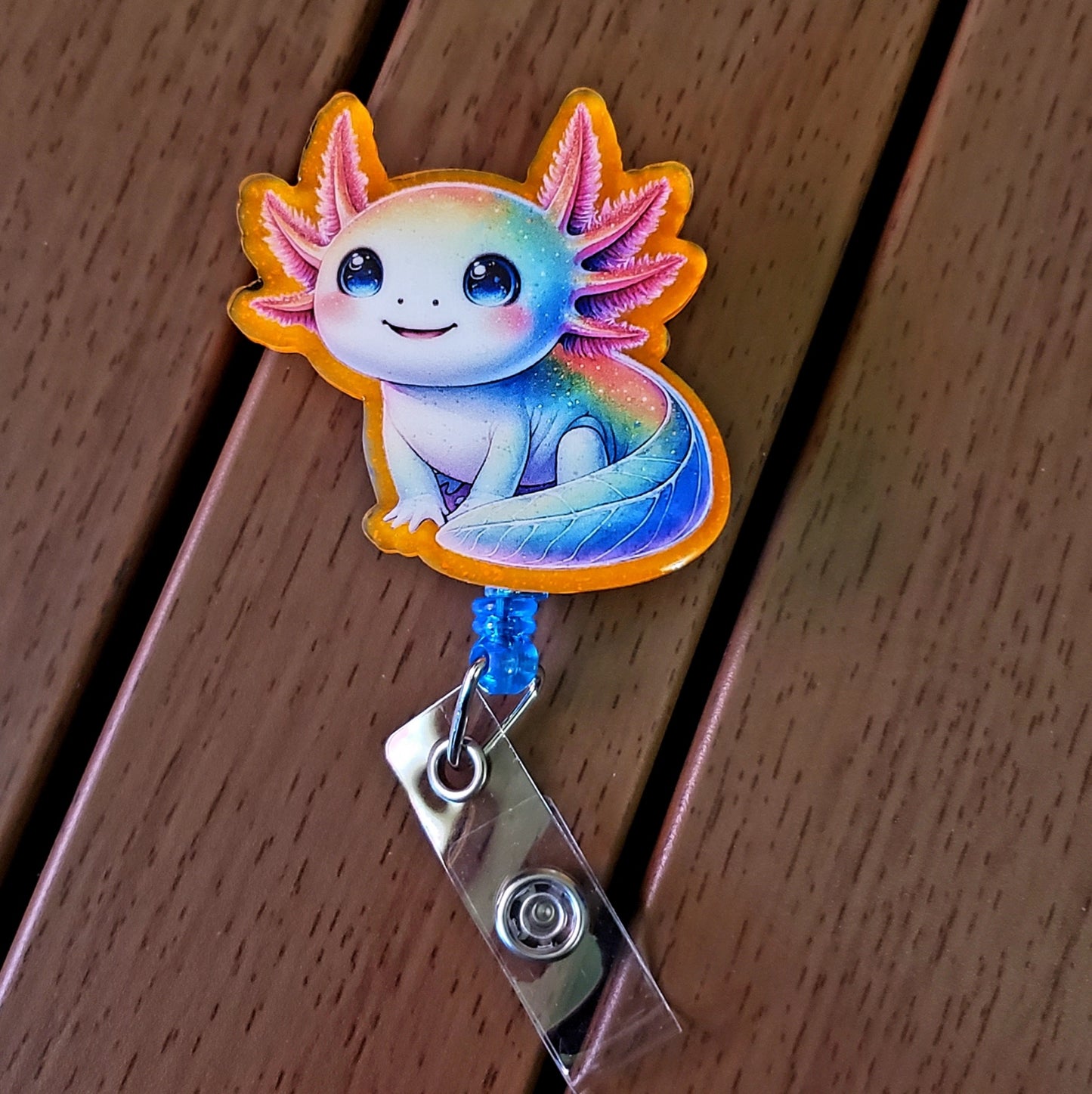 Axolotl Badge Reel