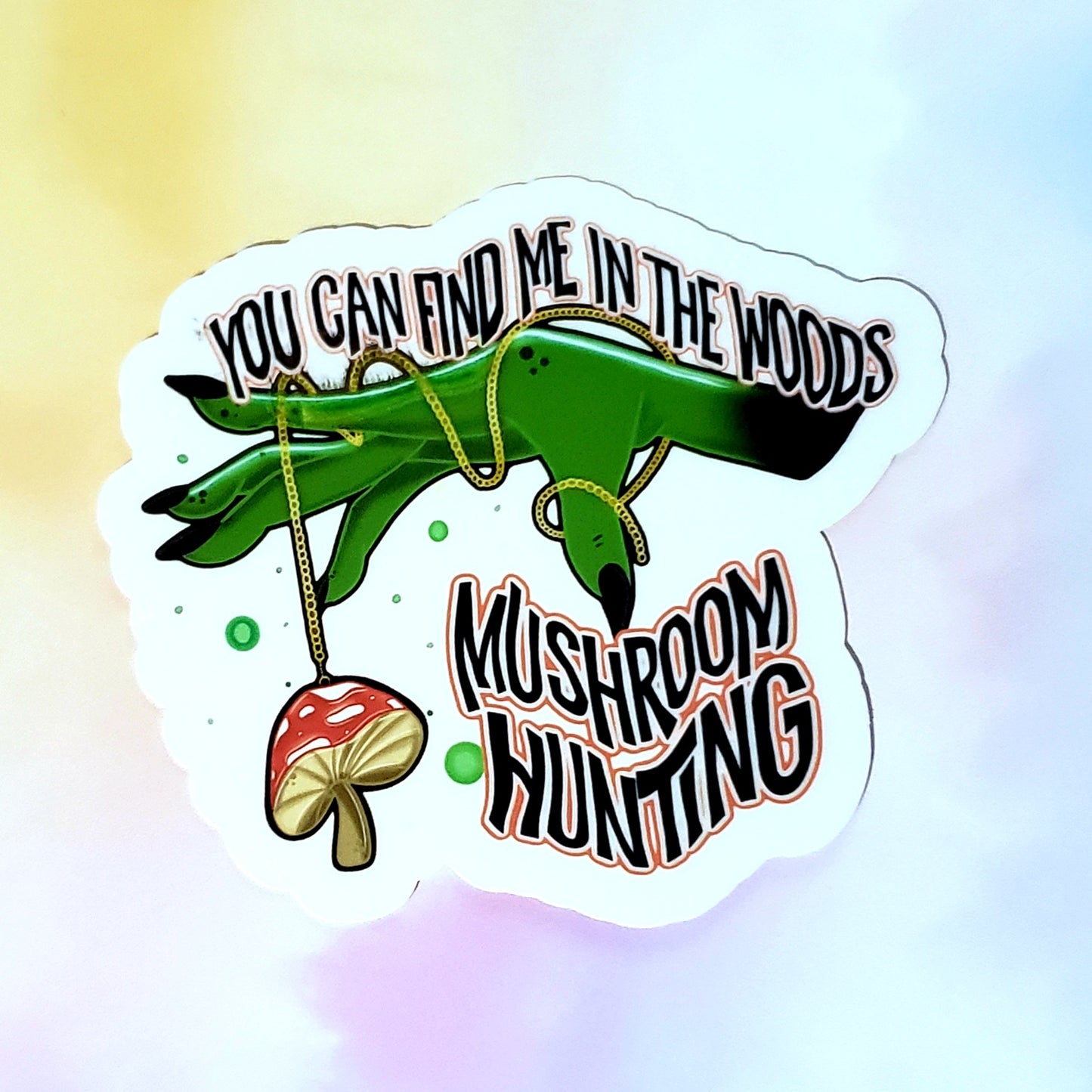 Mushroom Hunting Sticker