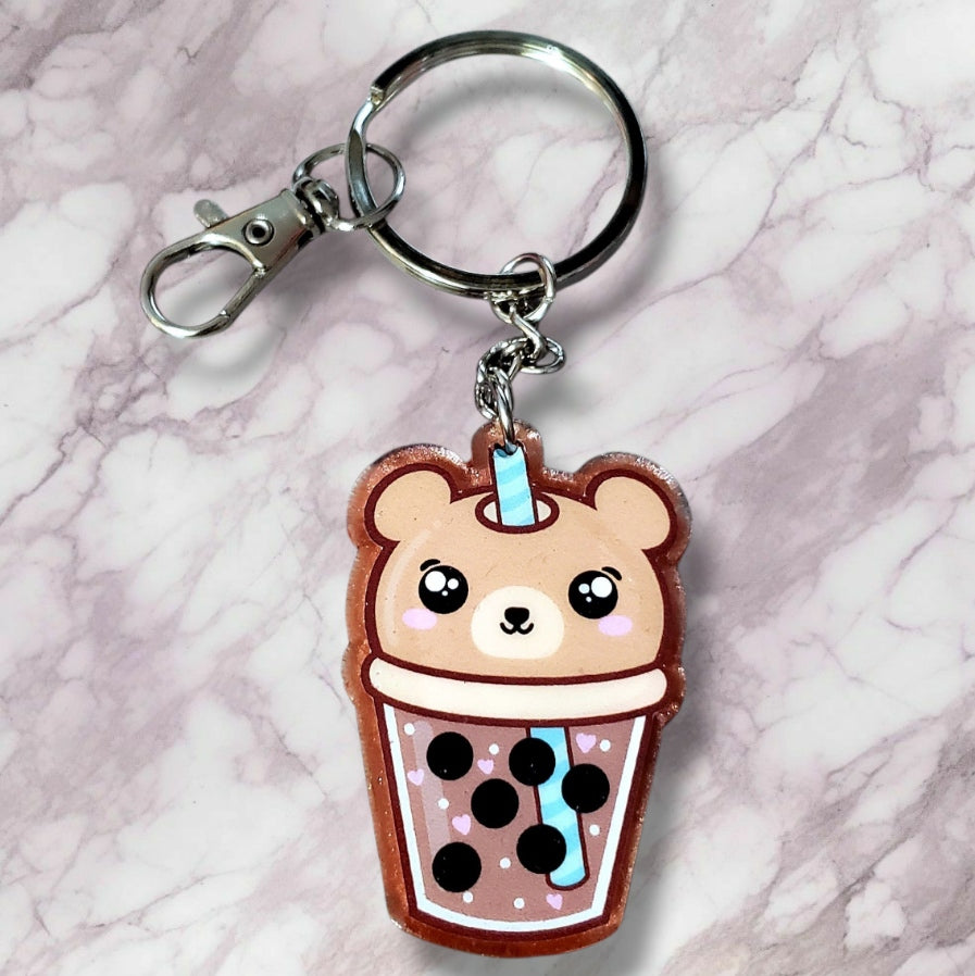Boba Animals Keychain