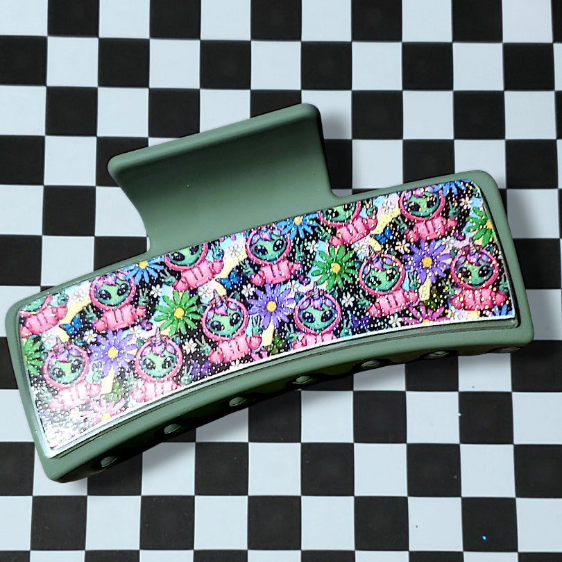 Alien Unicorn Hair Claw (Holo)