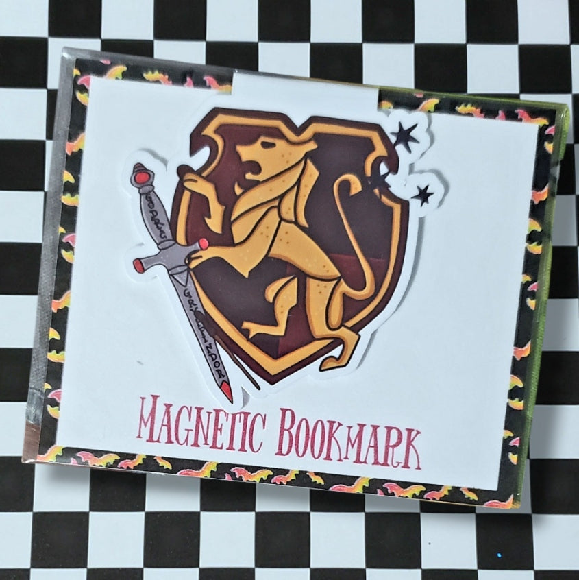Wizard House Magnetic Bookmark