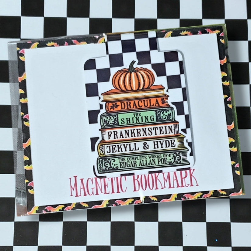 Spooky Books Magnetic Bookmark
