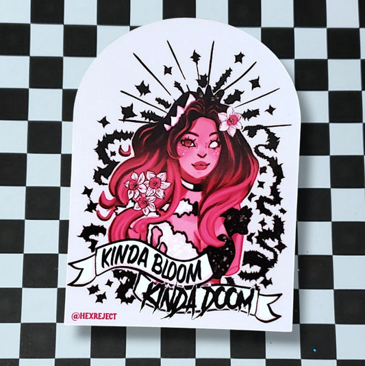 Bloom & Doom Persephone Goddess Sticker