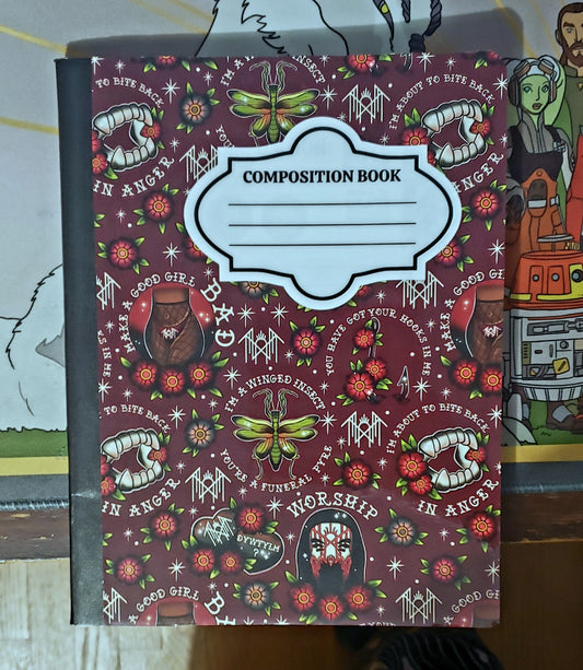 Sleepy Composition Notebook