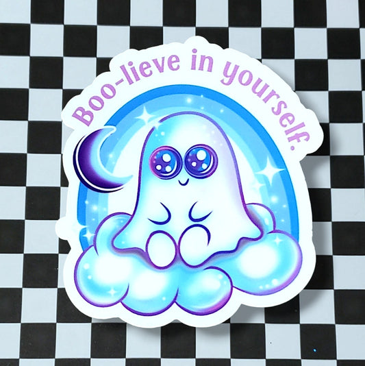 Boo-Lieve Ghost Sticker