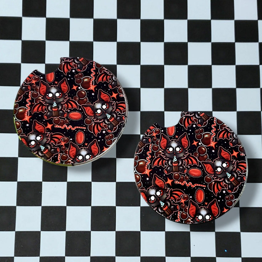 Cola Bat Car Coasters