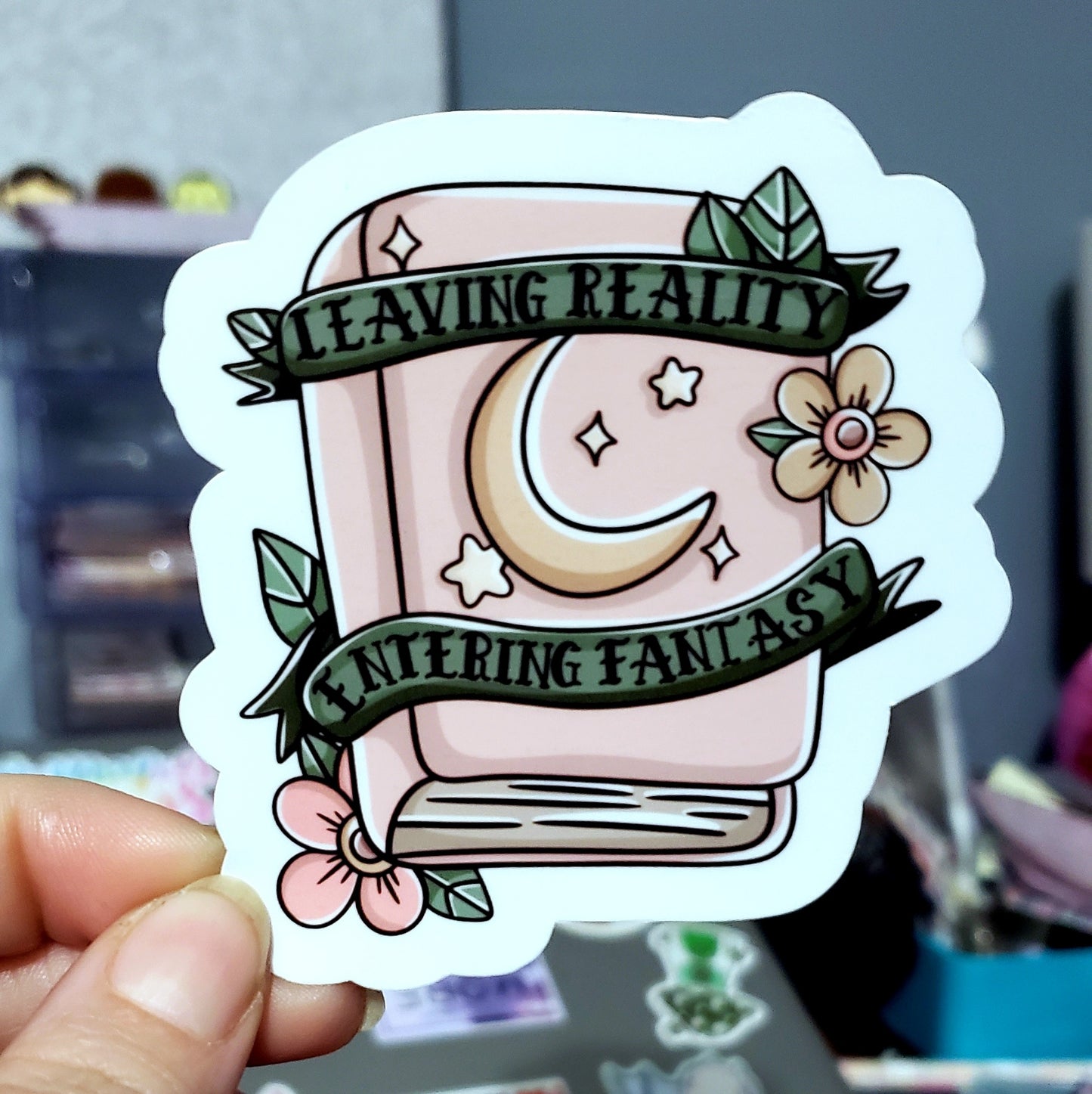 Fantasy Book Sticker