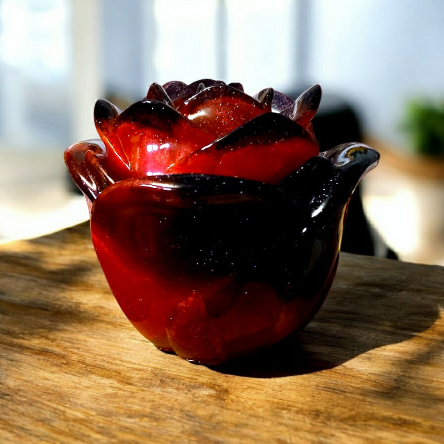 Midnight Cherry Rose Jar