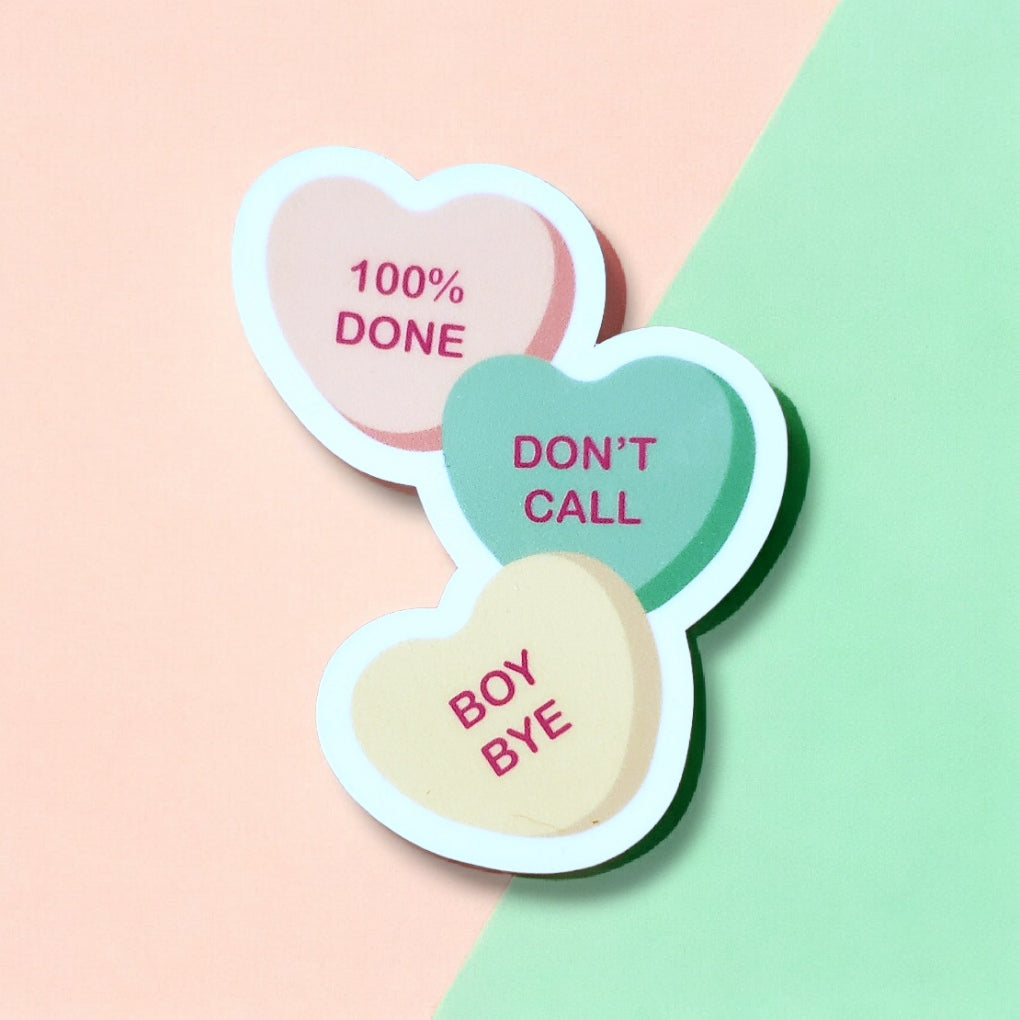 Convo Hearts Sticker