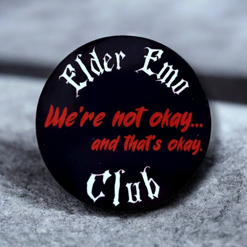 Elder Emo Club Sticker