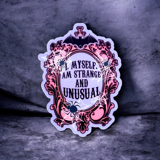 Strange & Unusual Sticker