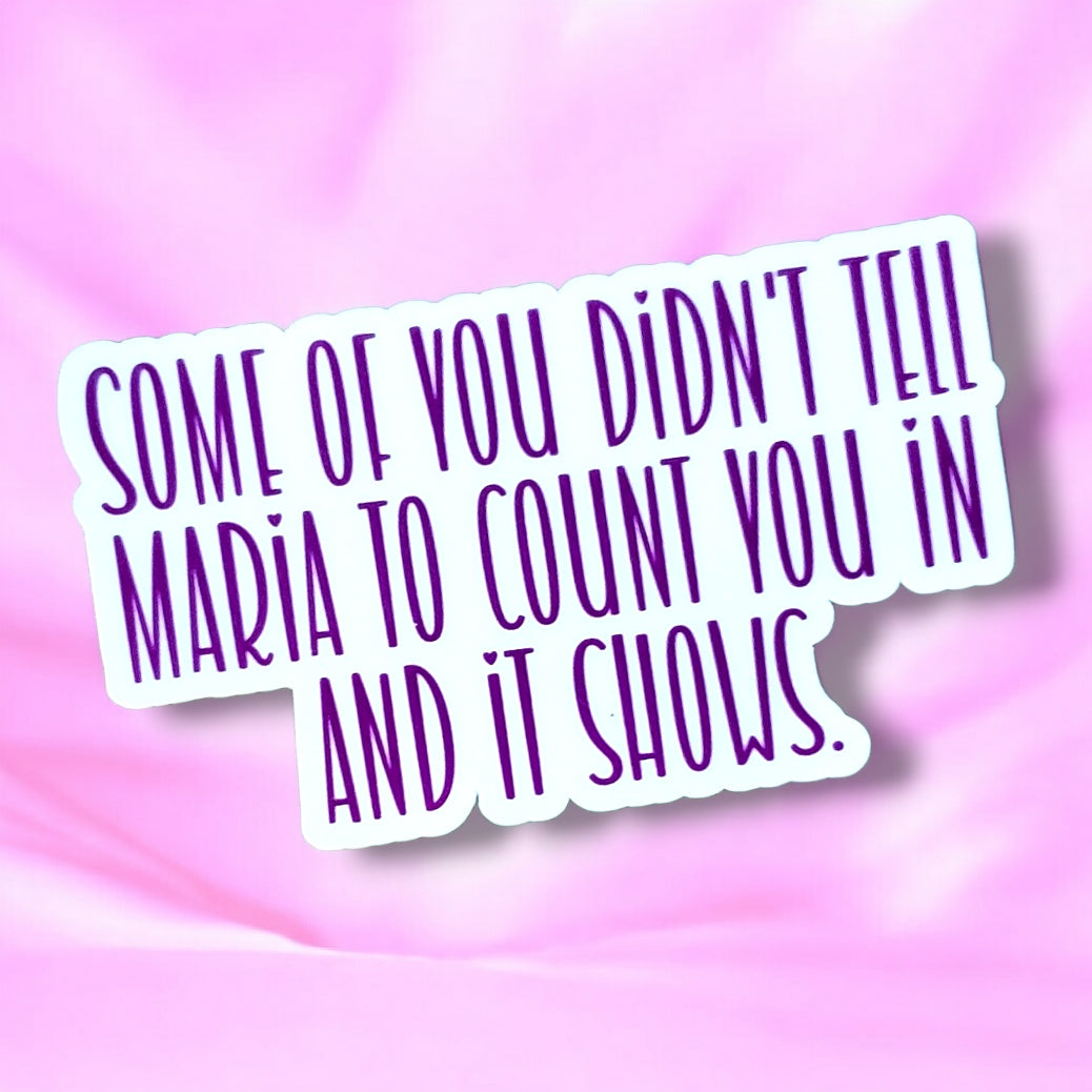 Maria Sticker