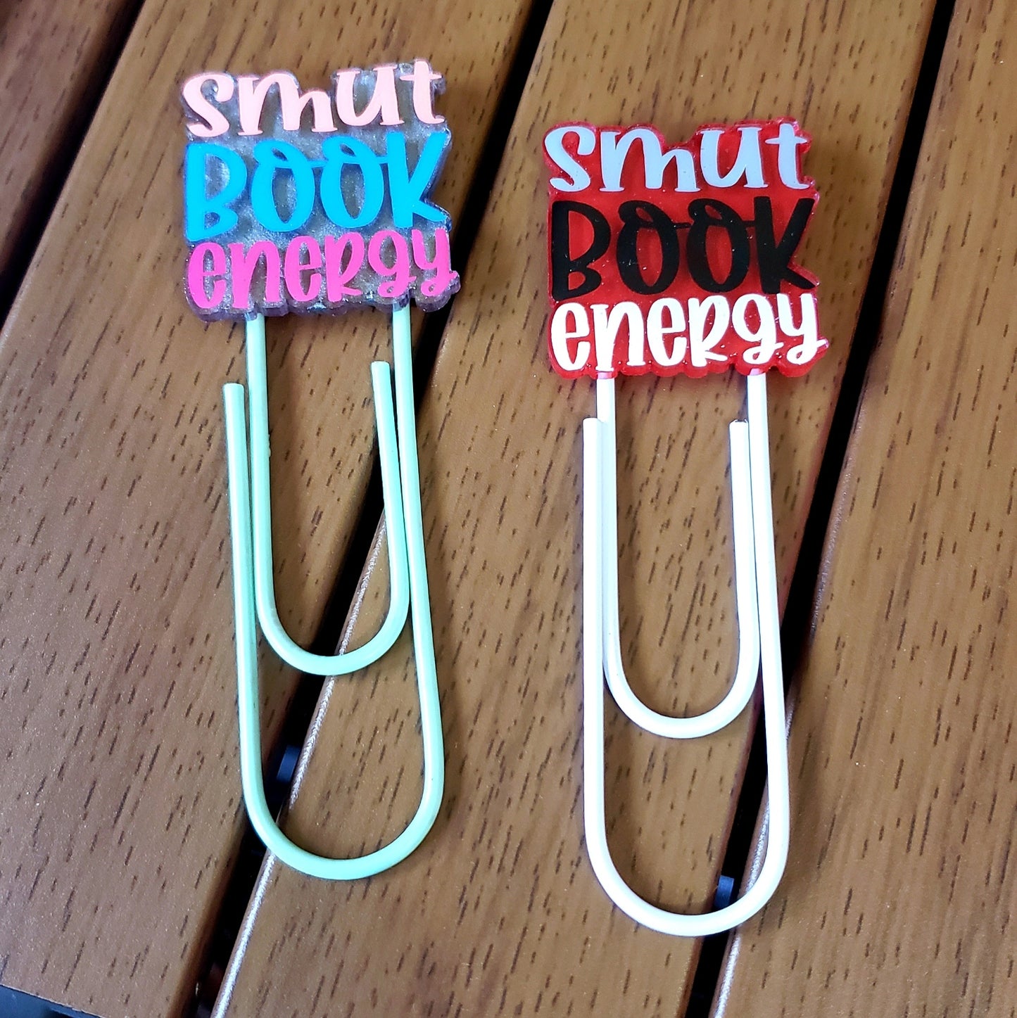 Smut Book Energy Jumbo Paperclip Bookmark