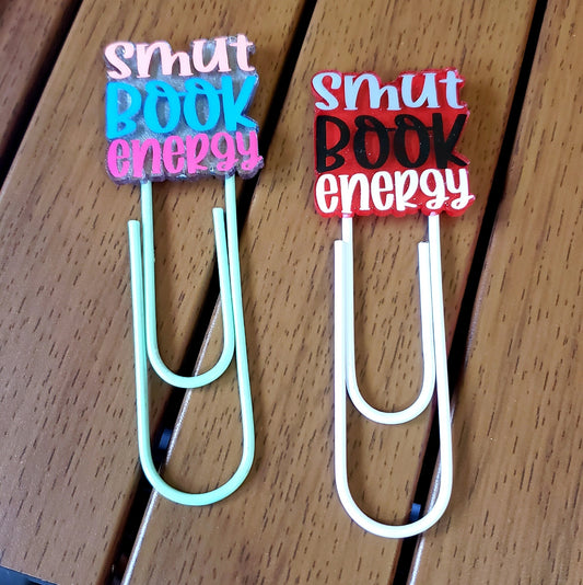 Smut Book Energy Jumbo Paperclip Bookmark