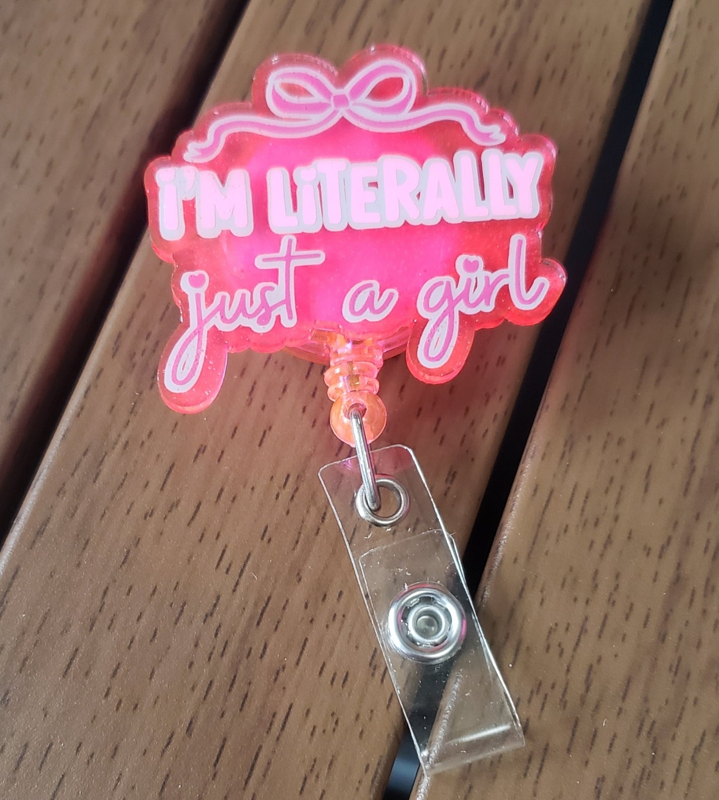 Just A Girl Badge Reel