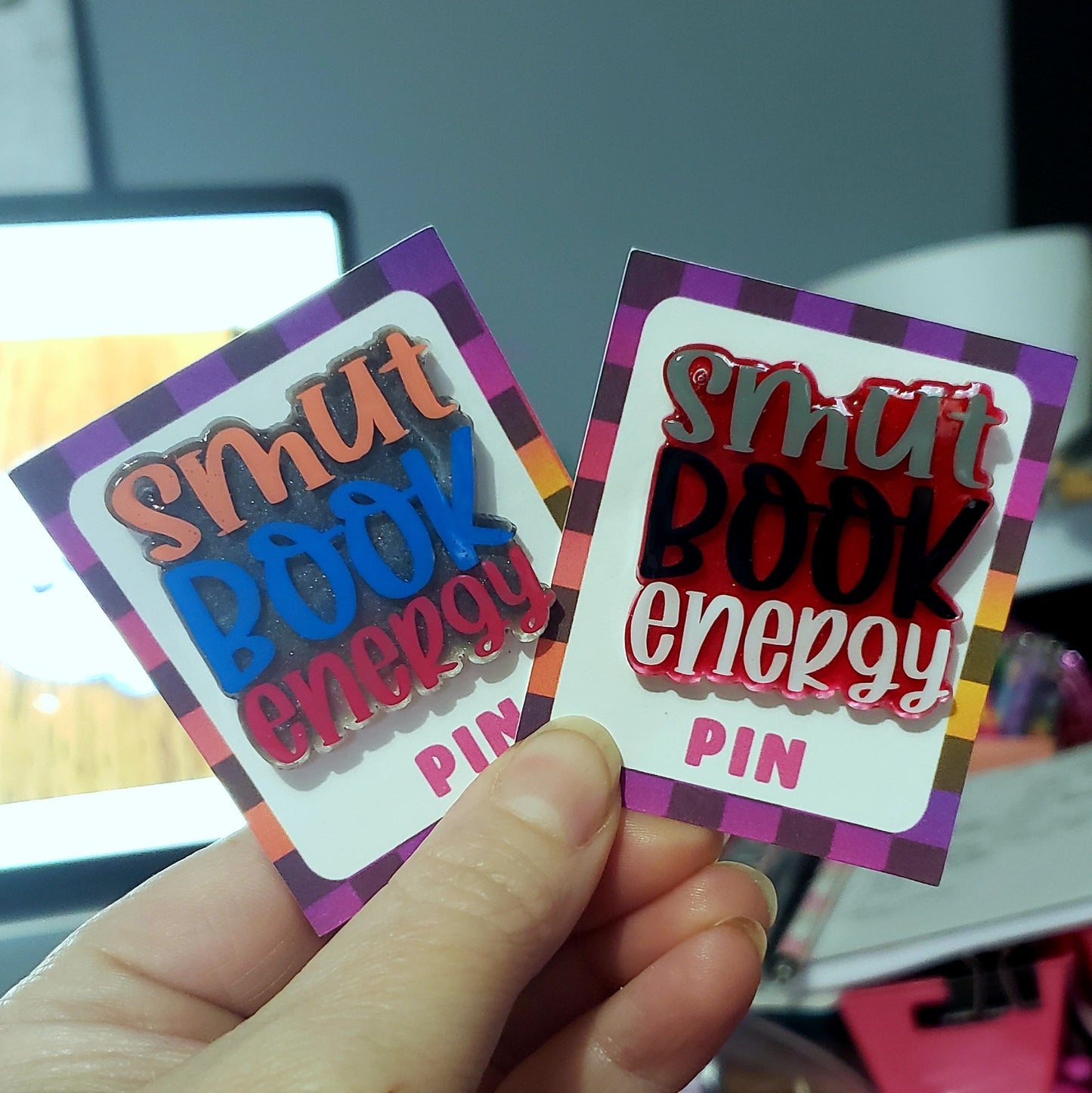 Smut Book Energy Pin