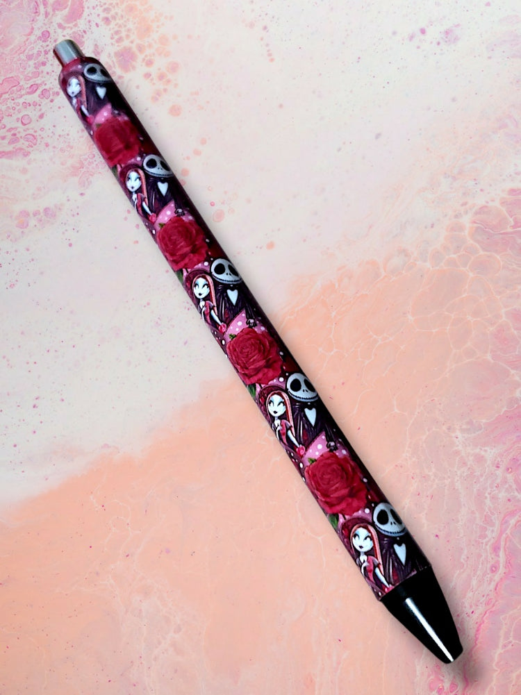 Floral Jack & Sally Pen