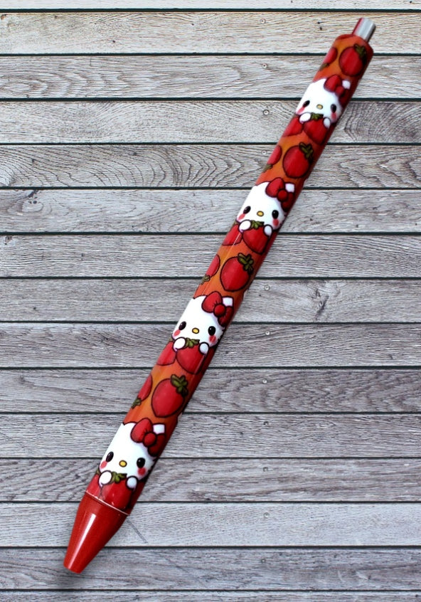 Strawberry Kitty Pen