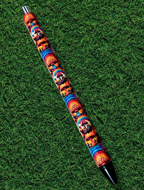 Rainbow Mushroom Pen