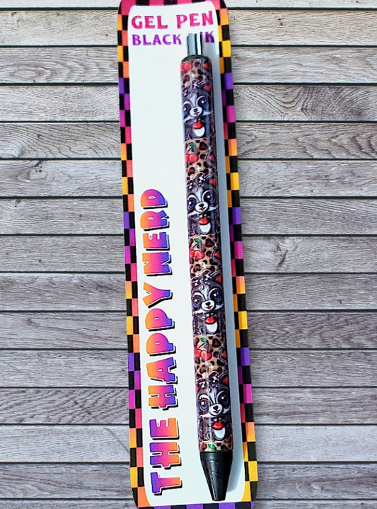 Cherry Raccoon Pen
