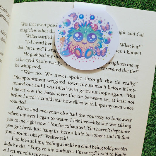 Floof Monster Magnetic Bookmark