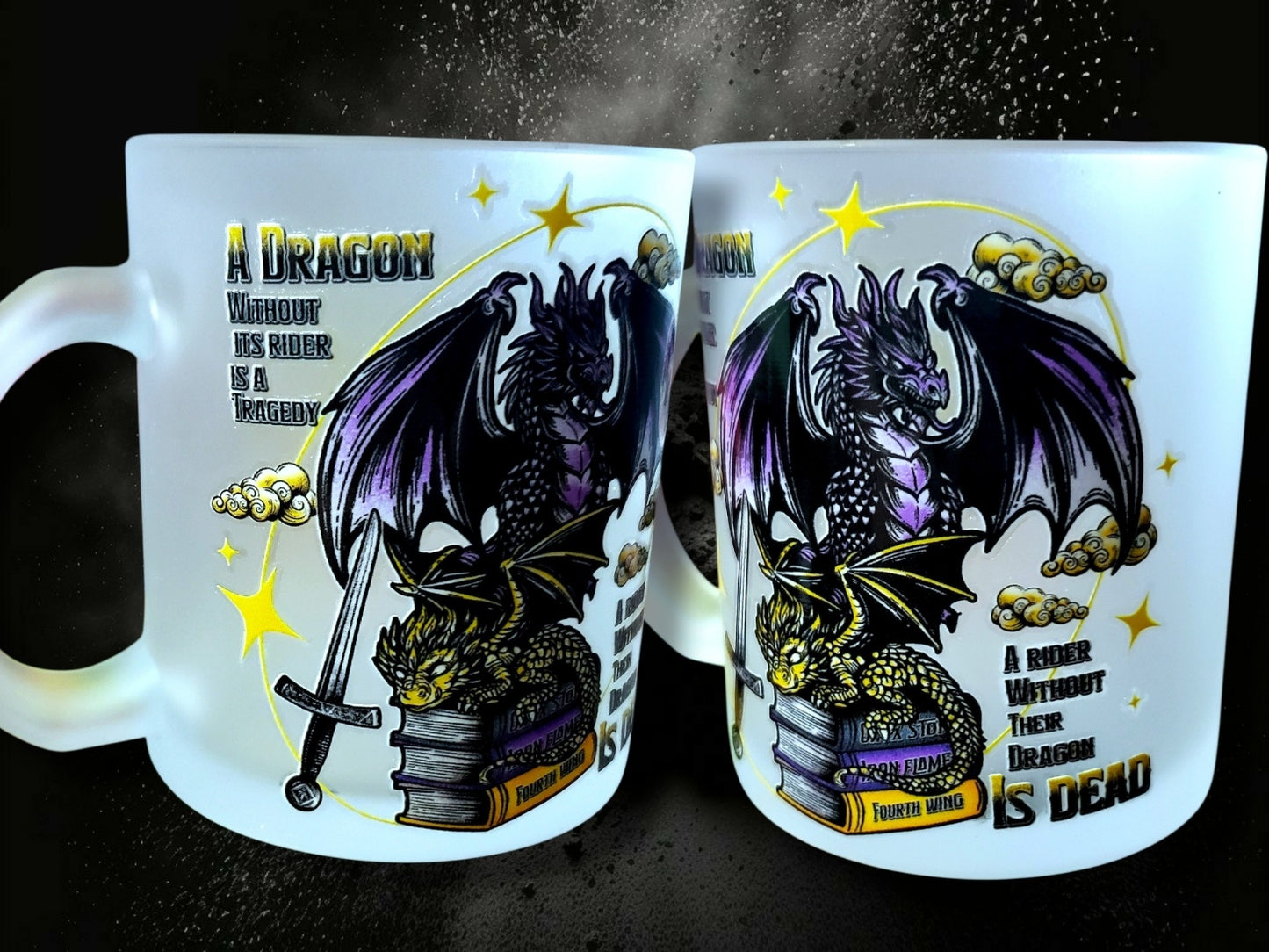 Dragon Rider Frosted Mug