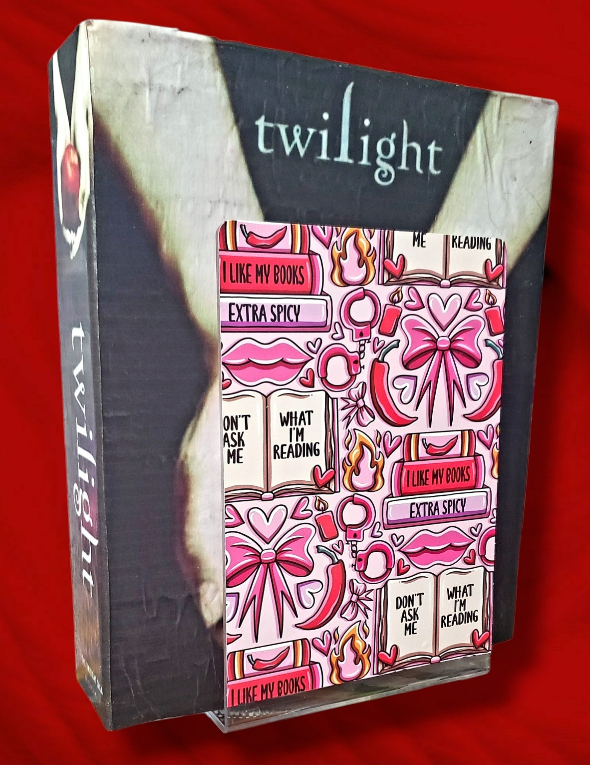 Spicy Romance Acrylic Bookends