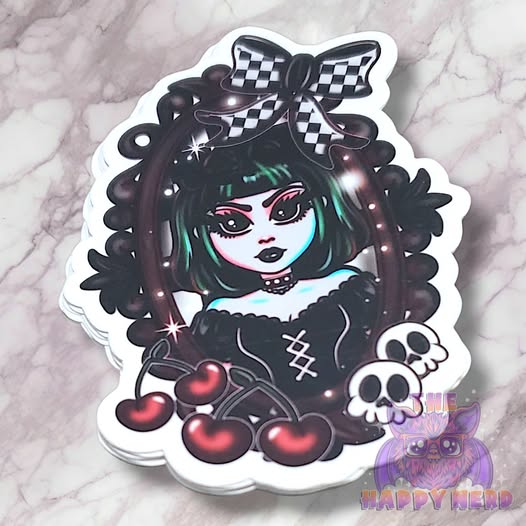 Goth Girl Sticker
