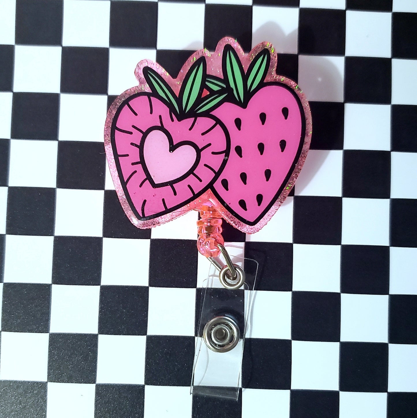 Strawberry Badge Reel