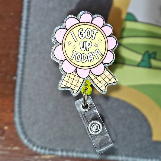 Got Up Badge Reel