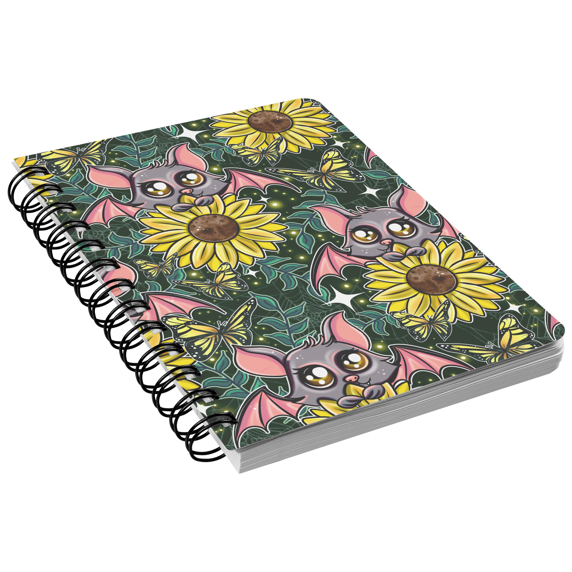 Sunflower_Bat_Notebook_SN_Front_Angle_Mockup.png